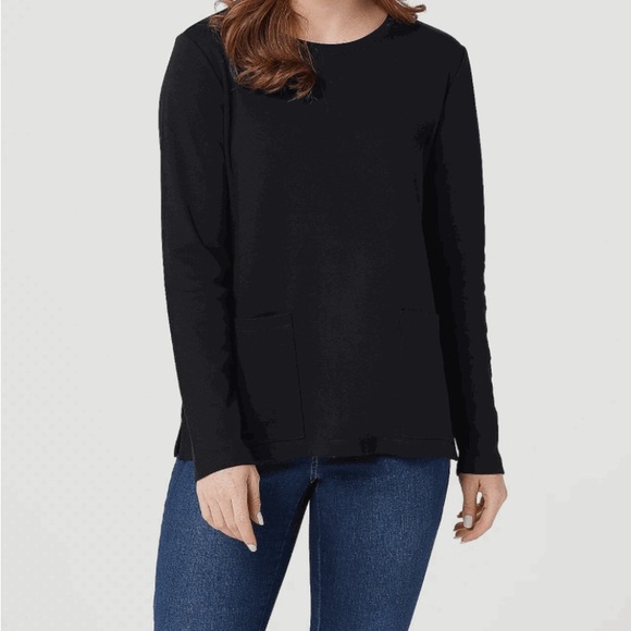Isaac Mizrahi Tops - 🆕 Isaac Mizrahi Live! Black Long Sleeve Top